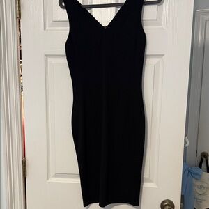 D&G Classic Black Midi Dress
